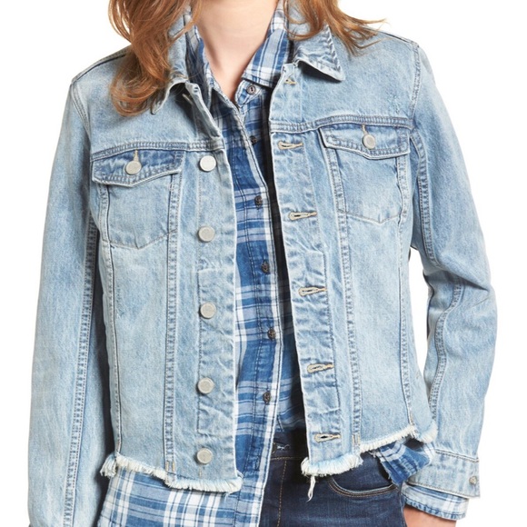 Blank NYC Jackets & Blazers - Blank NYC Distressed Denim Jacket